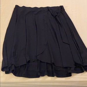 TORRID Black Wrap Midi Skirt